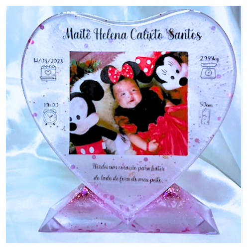 Porta Retrato Coração M